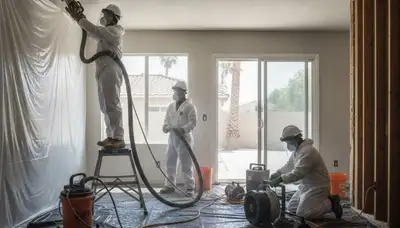Water damage restoration team serving Palmdale, CA for emergency cleanup and repair
