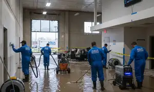 Flood cleanup services in Palmdale, CA for water damage restoration